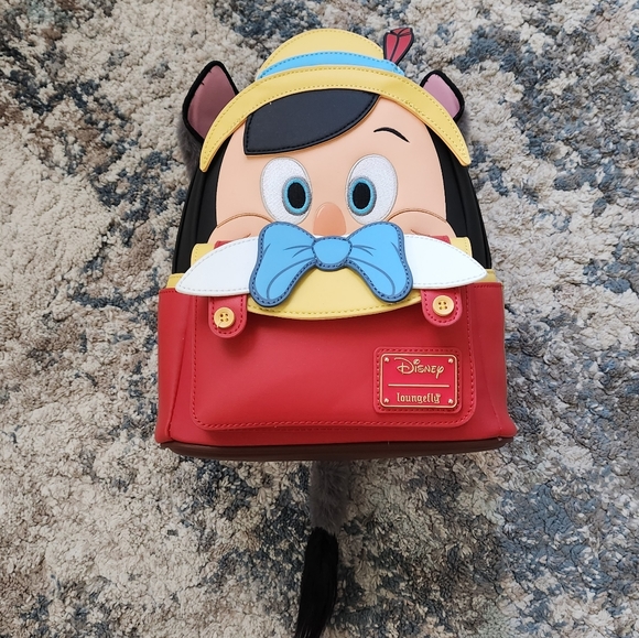 Disney 100 Decades Pinocchio Limited Release Loungefly Backpack Donkey Ears NWT - Picture 6 of 10